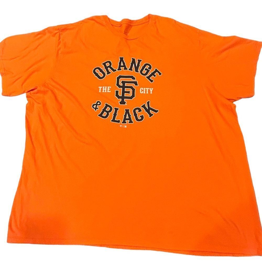 San Francisco‎ Giants Orange & Black T-Shirt 5XL
